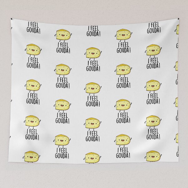 Item preview, I Feel Gouda Funny Cheese Puns  designed and sold by punnybone.