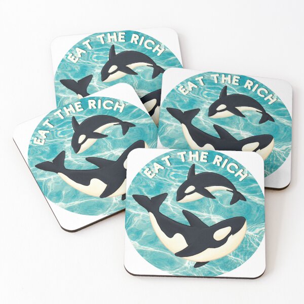 Item preview, Eat The Rich Orca designed and sold by TeeArtillery.