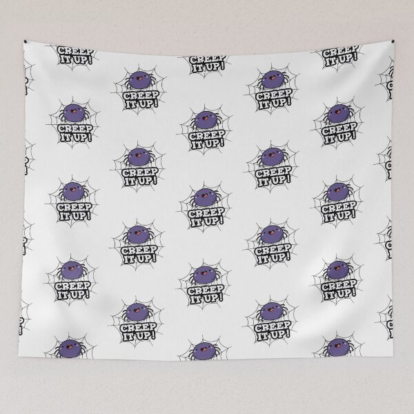 Item preview, Creep It Up Funny Positive Spider Puns  designed and sold by punnybone.