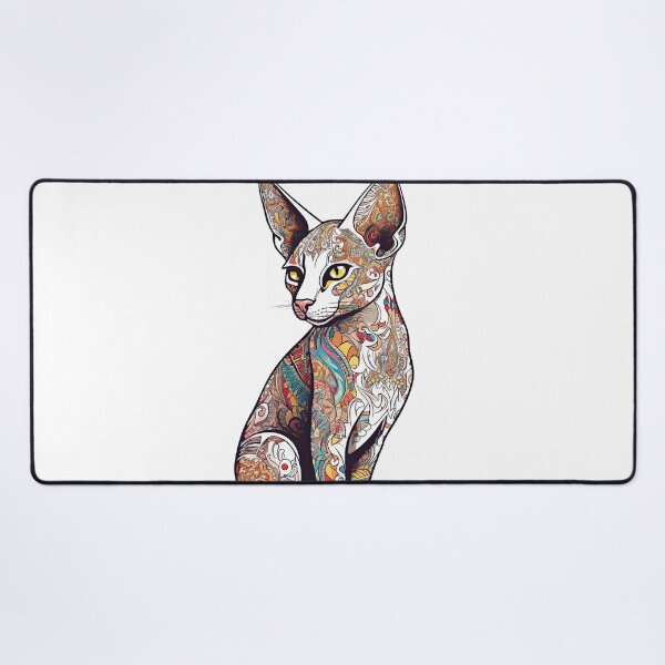 Item preview, Design for Your Oriental Shorthair Cat- Sleek Vector Art inspired by AI technology, Pet-friendly designed and sold by DooodleGod.