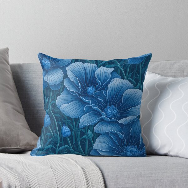Item preview, Azure Majesty: The Blue Himalayan Poppy! designed and sold by MeowtifullyCute.