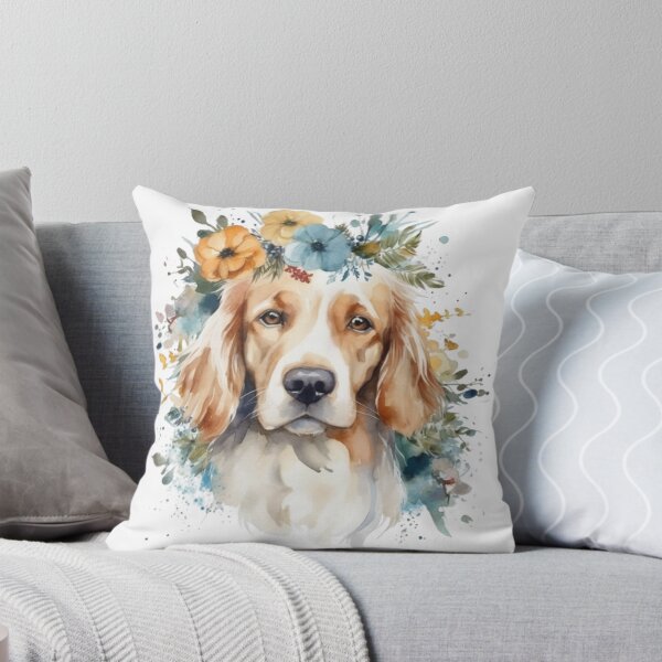 Item preview, Flower dogs watercolor 11 designed and sold by jessagirl.