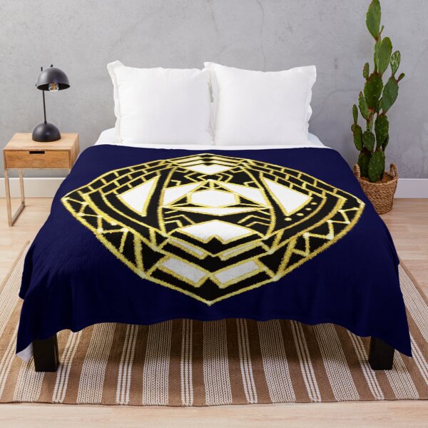 Item preview, Gold geometric medallion designed and sold by AllGenDesigns.