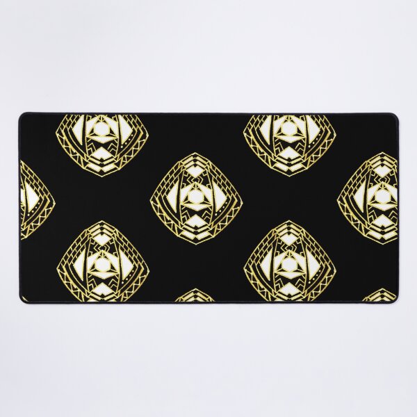 Item preview, Gold geometric medallion designed and sold by AllGenDesigns.