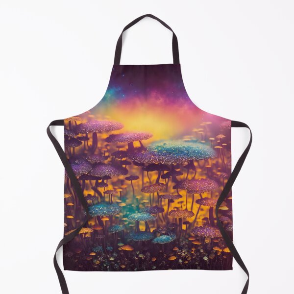 Item preview, Magic Mushrooms Glowing at Night designed and sold by SoccaTamam.