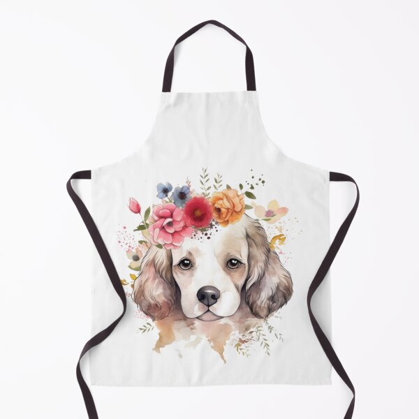 Item preview, Flower dogs watercolor 12 designed and sold by jessagirl.