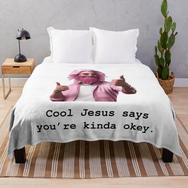 Item preview, Cool Jesus says you're kinda okey. designed and sold by TheOddBotShop.