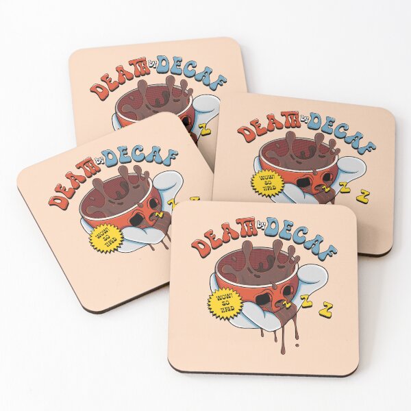 Item preview, Death by Decaf designed and sold by Spencer Railton.