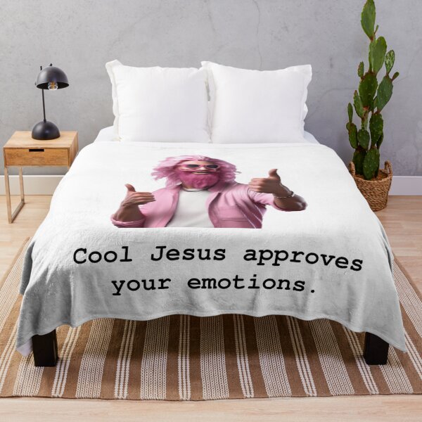 Item preview, Cool Jesus approves your emotions. designed and sold by TheOddBotShop.