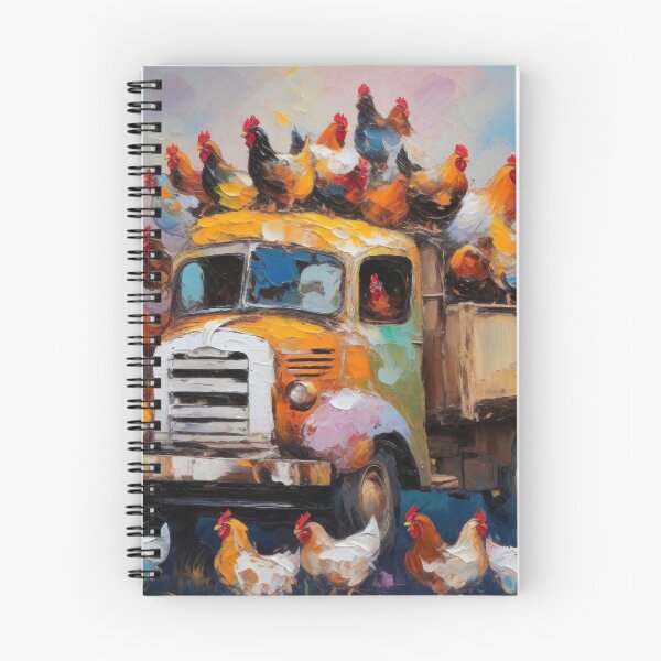 Item preview, Chickens on a Truck designed and sold by kultomatic.
