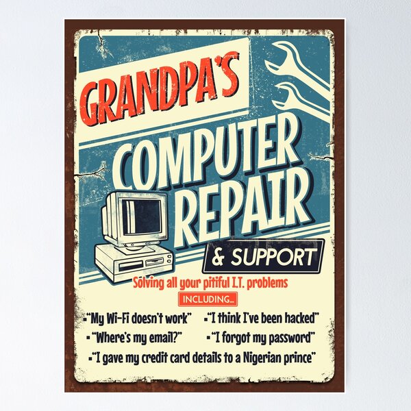 Carteles De Computadoras Vintage