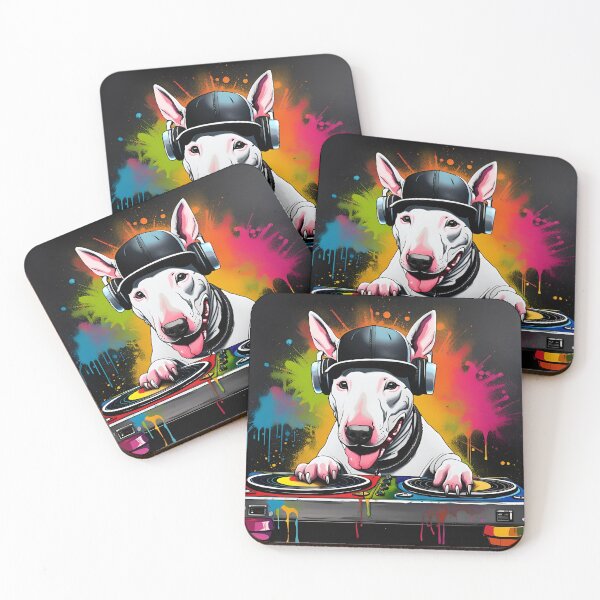 Item preview, English Bull Terrier DJ designed and sold by Ameiva-Apparel.