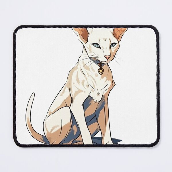 Item preview, Oriental Shorthair Feline Fantasy Character Design for Cat Lovers and Pet Admirers designed and sold by DooodleGod.