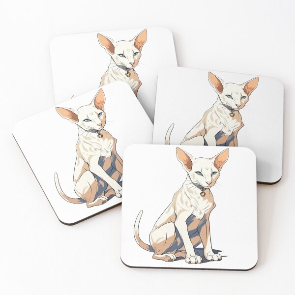 Item preview, Oriental Shorthair Feline Fantasy Character Design for Cat Lovers and Pet Admirers designed and sold by DooodleGod.