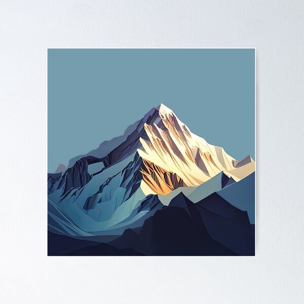Item preview, Mount Everest Sunset designed and sold by PolygonXYZ.
