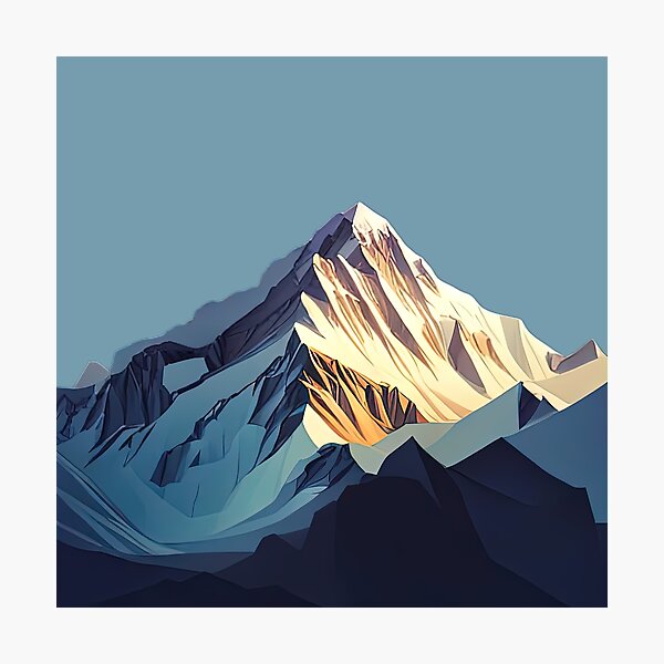 Item preview, Mount Everest Sunset designed and sold by PolygonXYZ.