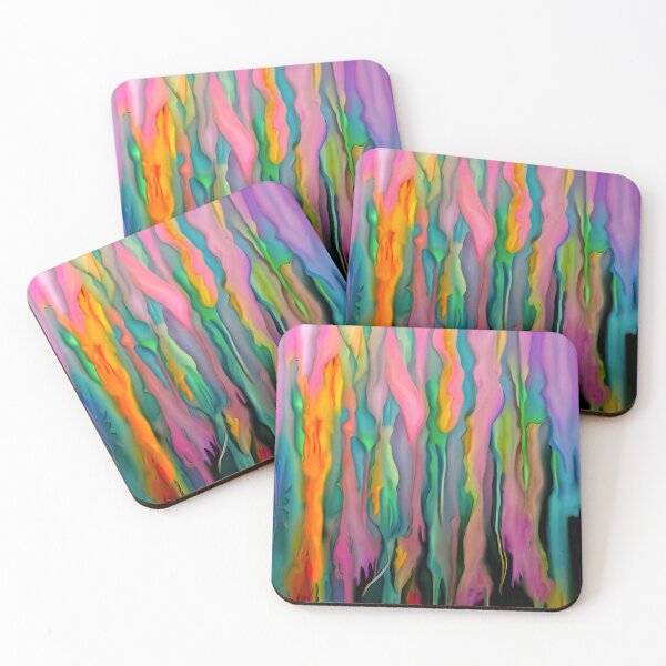 Item preview, Pink and More: A Watercolor Multicolored Original Abstract Art Image  designed and sold by Bridie  OBrien.