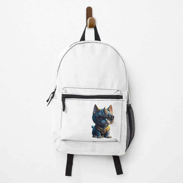 Item preview, Nerd cat with glasses in magic school. designed and sold by LadyPinkShop.