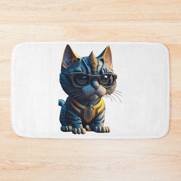 Item preview, Nerd cat with glasses in magic school. designed and sold by LadyPinkShop.