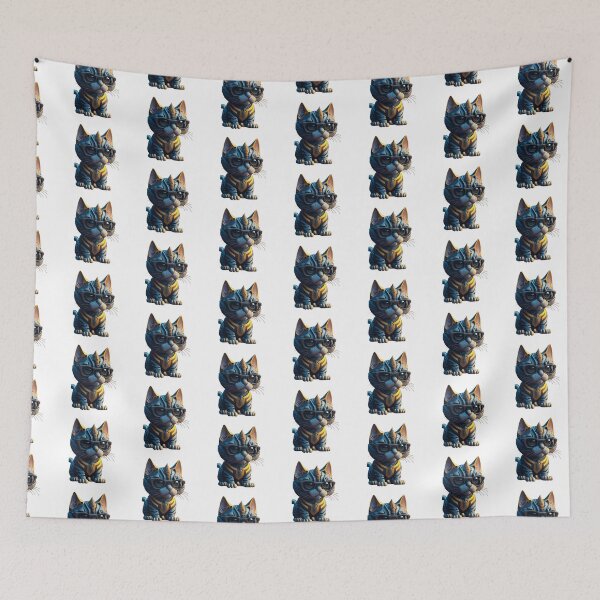 Item preview, Nerd cat with glasses in magic school. designed and sold by LadyPinkShop.