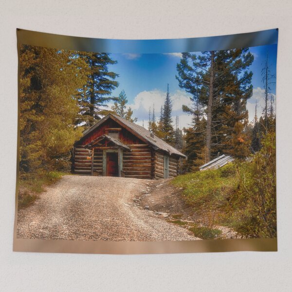 Item preview, 1940s Fire Warden Cabin - Montana designed and sold by Kathy Weaver.