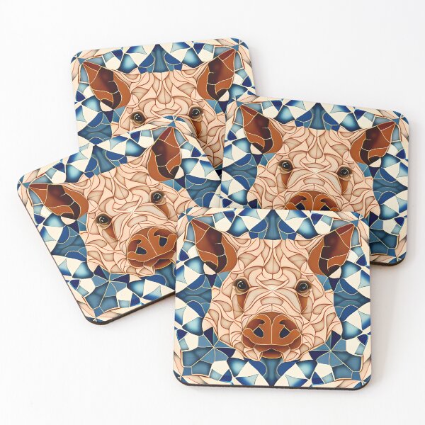 Item preview, Precious Porcine Patchwork designed and sold by HouseOfRosy.