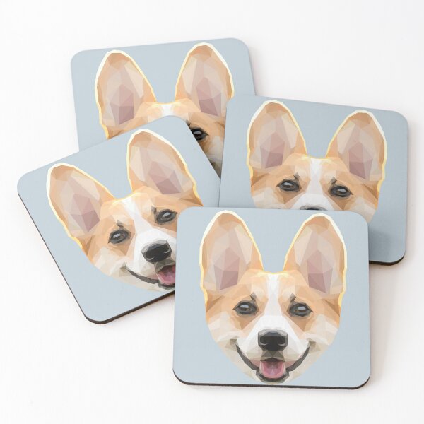 Item preview, Low Poly Welsh Corgi designed and sold by ErinFCampbell.