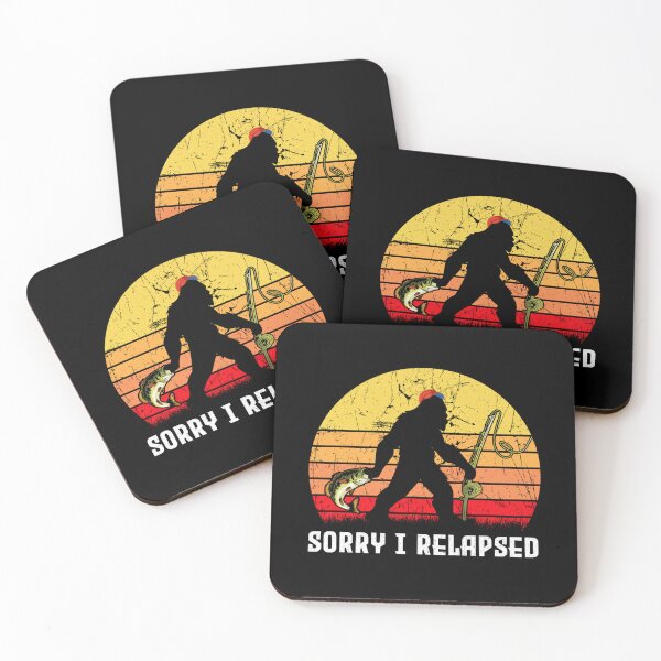 Funny Fishing For Men Coasters for Sale