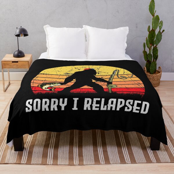 Funny Fishing Throw Blankets for Sale
