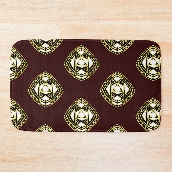 Item preview, Gold geometric medallion designed and sold by AllGenDesigns.