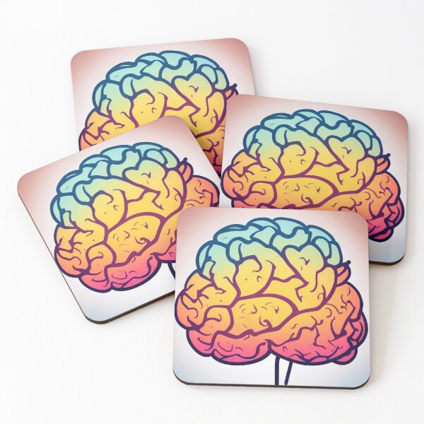 Item preview, Colorful brain designed and sold by M-Y-A-R-T-.