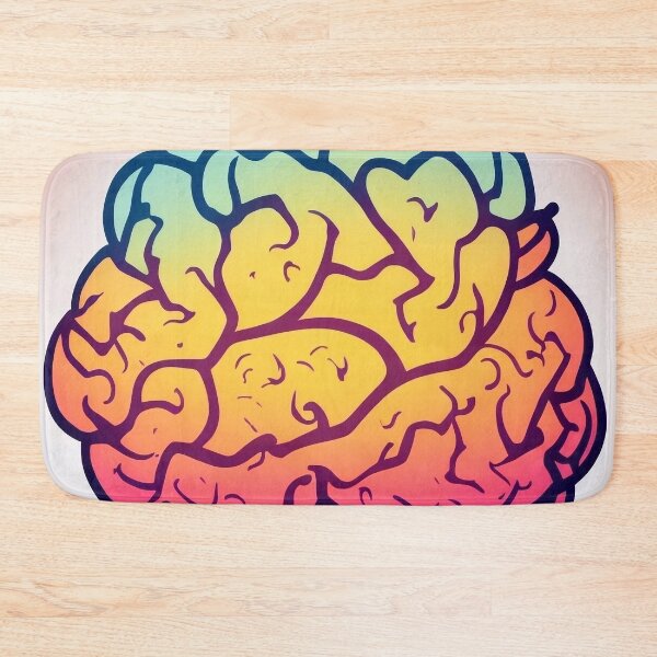 Item preview, Colorful brain designed and sold by M-Y-A-R-T-.