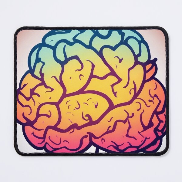 Item preview, Colorful brain designed and sold by M-Y-A-R-T-.