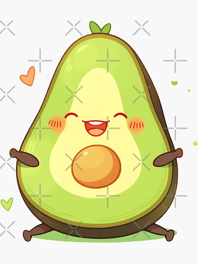 Avocado Cutie Kawaii Sticker