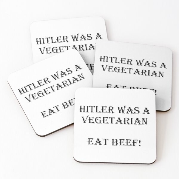 Item preview, Hitler was a vegetarian Eat Beef! designed and sold by bentleypotter.