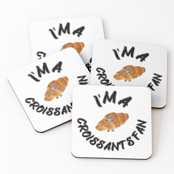 Item preview,   I'm a Croissants Fan Cat designed and sold by BullShitShop23.