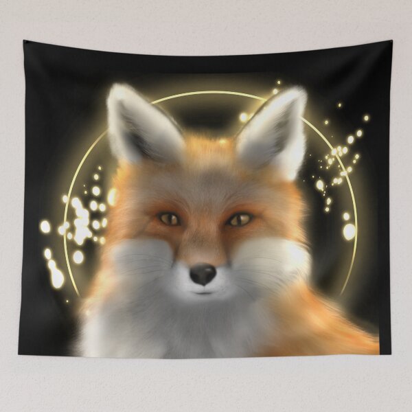 Item preview, Magic fox portrait designed and sold by DeniseArt04.