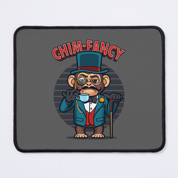Item preview, Chim-Fancy Cute Fancy Animal Tea Lover Chimpanzee designed and sold by BoggsNicolasArt.