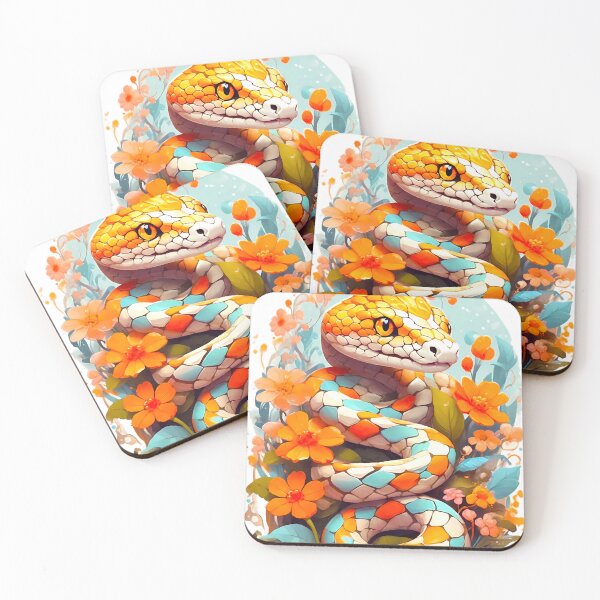 Item preview, Orange snake designed and sold by M-Y-A-R-T-.