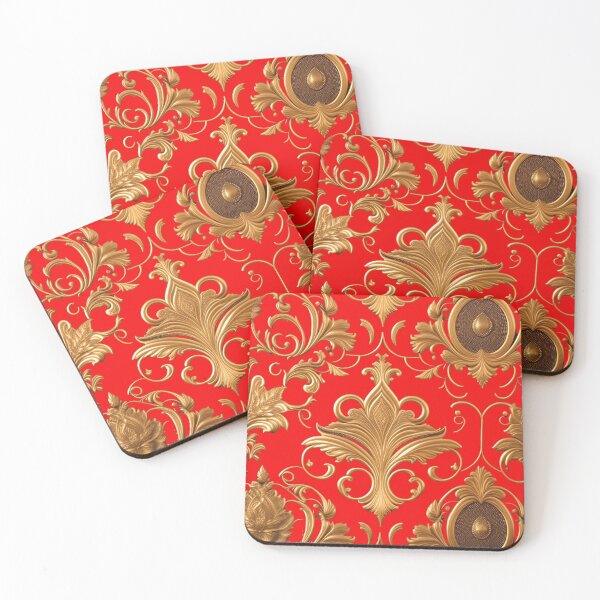 Item preview, Conceptual aesthetic style foiled printed baroque textile fabric high quality designed and sold by aipaint.