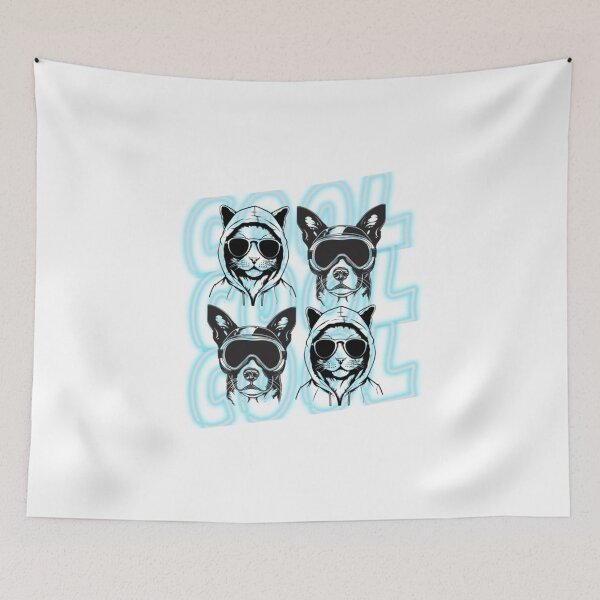 Item preview, cool cat dog designed and sold by FernAdams6.