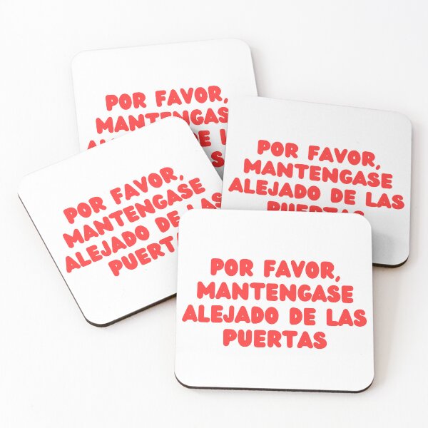 Item preview, Por Favor Mantengase Alejado De Las Puertas (Red) designed and sold by OscarAndOphelia.