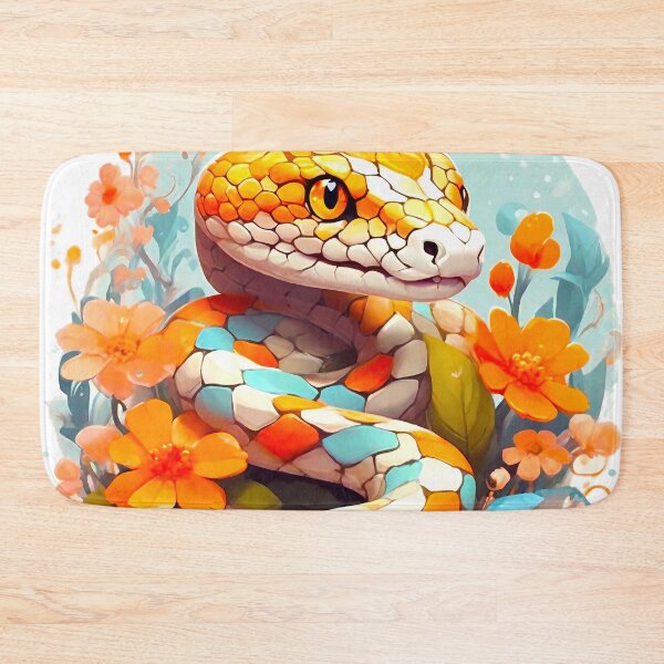 Item preview, Orange snake designed and sold by m-y-A-I-A-R-T-.