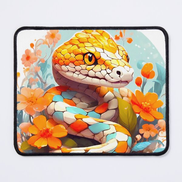 Item preview, Orange snake designed and sold by M-Y-A-R-T-.