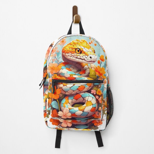 Vista previa del artículo con la obra «serpiente naranja», diseñado y vendido por M-Y-A-R-T-.