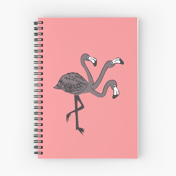 Item preview, Grey Three Headed Flamingo designed and sold by huntercolgate.
