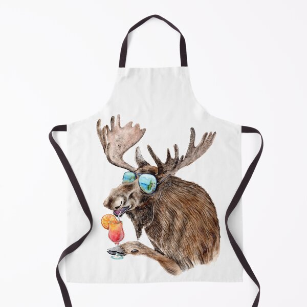 Item preview, Moose on Vacation designed and sold by Goosi Art.