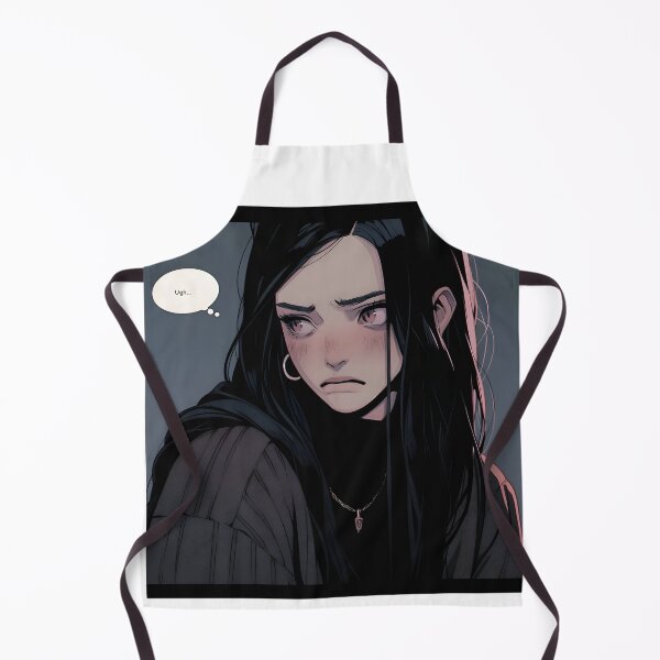Item preview, Ugh Sticker Anime, Square designed and sold by ZEESDESIGN.