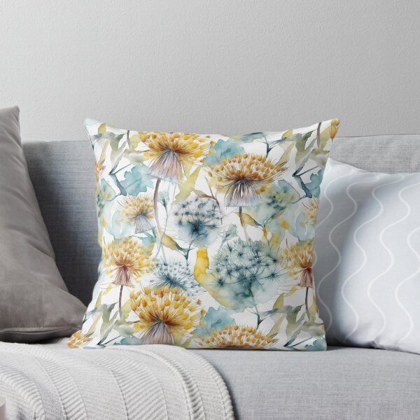Item preview, Watercolor Dandelion Pattern Light Colors designed and sold by Magnuna.