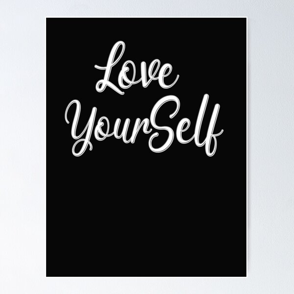 Item preview, Love your self in white. designed and sold by TenderSoar.